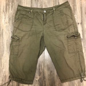 Faded Glory Olive Cargo Pants